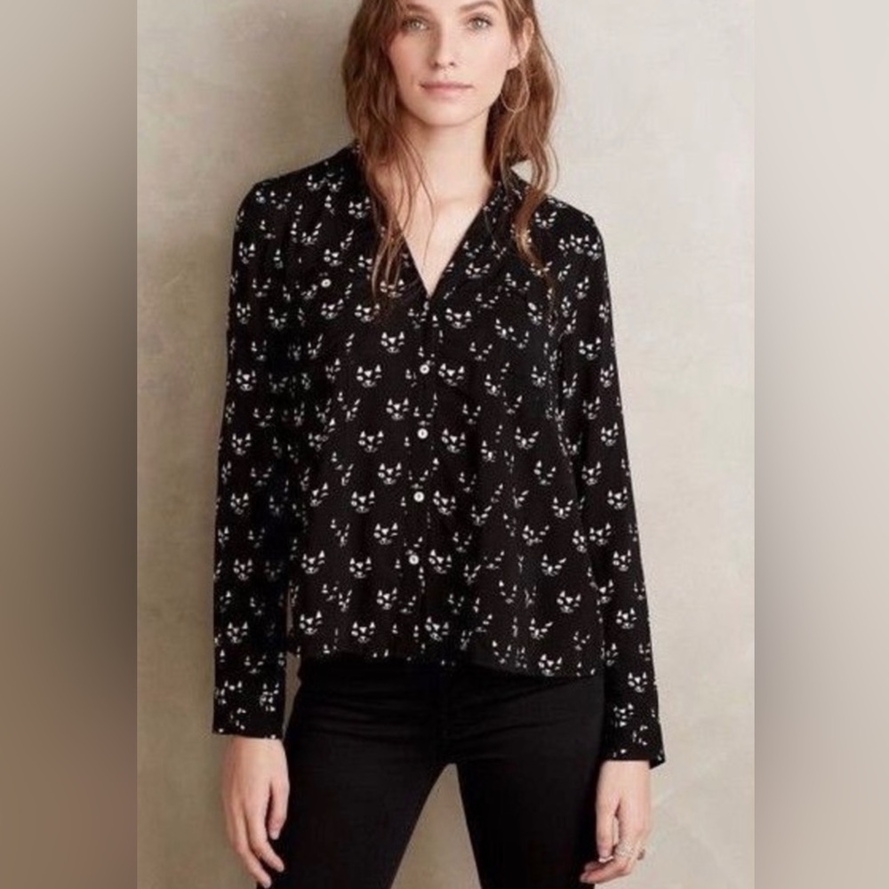 Anthropologie Maeve button down